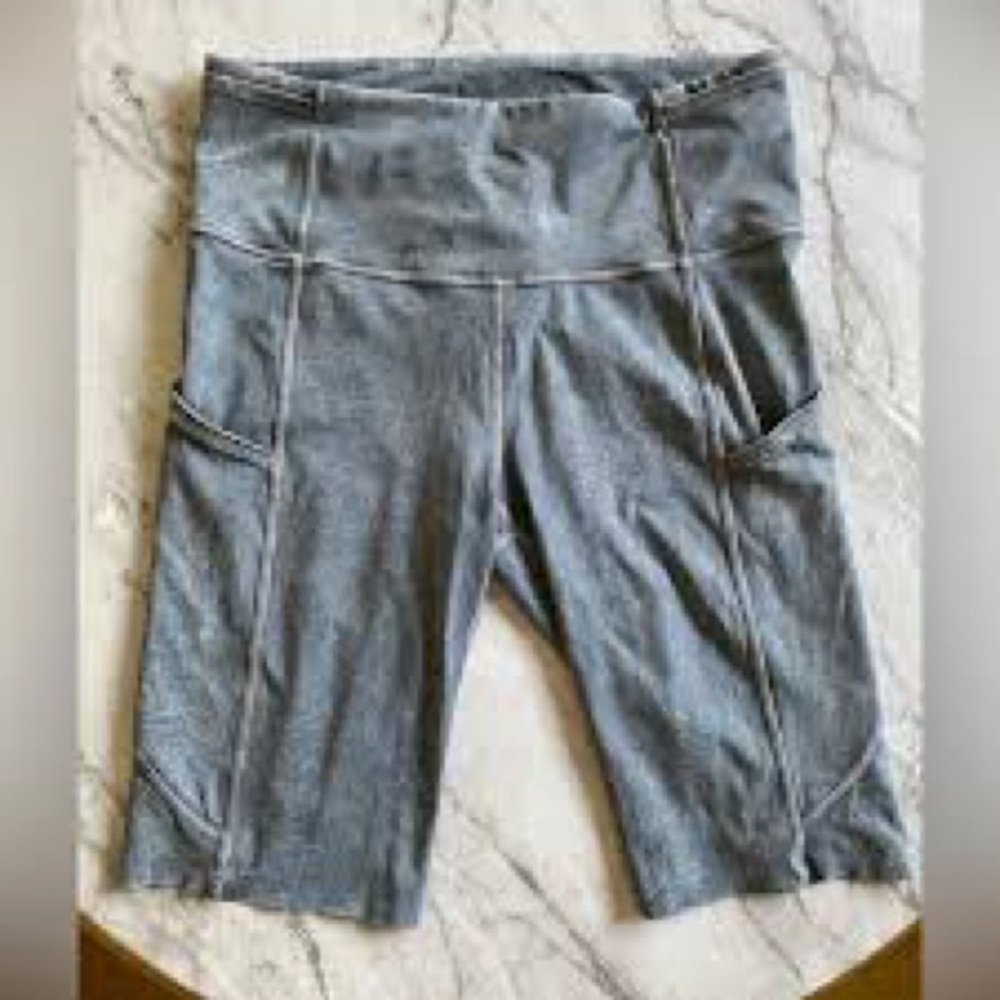 lululemon athletica Gray Athletic Shorts with Side Pockets